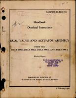 Overhaul Instructions for Dual Valve and Actuator Assembly 