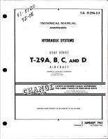 Maintenance Manual for Hydraulic Systems for T-29A, T-29B, T-29C and T-29D