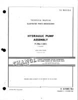 Illustrated Parts Breakdown for Hydraulic Pump Assembly - PF-3906-4 Series