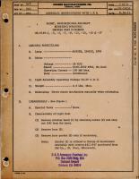 Overhaul Instructions with Parts for Navigational Aircraft Rotating Warning Light 