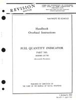 Overhaul Instructions for Fuel Quantity Indicator, Part No.393004-34750 