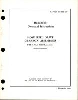 Overhaul Instructions for Hose Reel Drive Gearbox Assembly - Part 231DA and 231DA1 