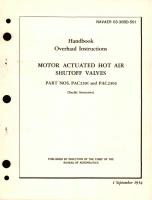 Overhaul Instructions for Motor Actuated Hot Air Shutoff Valves Part No. PAC2391, PAC2393 