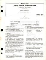 Overhaul Instructions with Parts Breakdown for Flanged Plug Valve Assembly - 720-HTX-4D