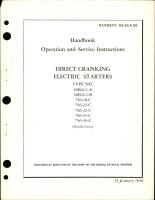 Operation and Service Instructions for Direct Cranking Electric Starters 