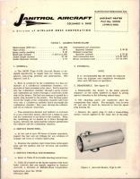 Maintenance Instructions for Aircraft Heater - Part 52C90 - Type S-100