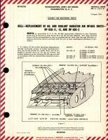 Replacement of Oil and Coolant Radiator Air Intake Ducts