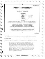 Safety Supplement to Flight Manual for USAF Series Armament Modified T-28B, T-28C, & T-28D