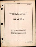 Handbook of Instructions with Parts Catalog for Heaters