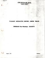 Overhaul Manual for Flange Mounted Swing Check Valve - Part 2S2072