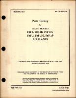 Parts Catalog for Navy Models F8F-1, F8F-1B, F8F-1N, F8F-2, F8F-2N, F8F-2P