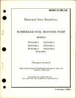 Illustrated Parts Breakdown for Submerged Fuel Booster Pump