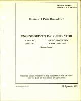 Illustrated Parts Breakdown Engine-Driven D-C Generator