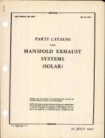 Parts Catalog for Manifold Exhaust Systems (Solar)