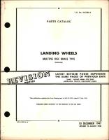Parts Catalog for Multiple Disc Brake Type Landing Wheels