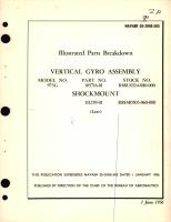 Illustrated Parts Breakdown for Vertical Gyro Assembly Model No. 973G, Part No. 105716-01 Shockmount 111259-01 