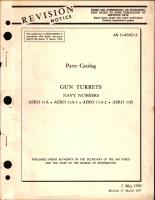 Parts Catalog for Gun Turrets Aero 11A, 11A-1, 11A-2, & 11B 
