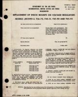 Replacement of Shock Mounts on Voltage Regulators 
