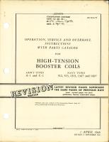 Operation, Service & Overhaul Instructions with Parts Catalog for High Tension Booster Coils