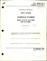 Parts Catalog for Hydraulic Cylinder - Models HC-2133, HC-2133M1, and HC-2133M2