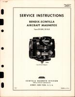 Service Instructions for Bendix-Scintilla Aircraft Magnetos Types DF18RN and DF18LN