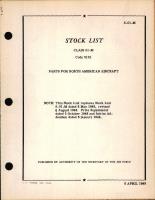 Parts for North American Aircraft