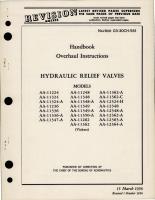 Overhaul Instructions for Hydraulic Relief Valves 