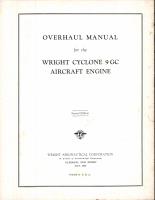 Overhaul Manual for Wright Cyclone 9 GC Engine