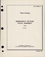 Parts Catalog for Emergency By-Pass Valve Assembly - 7590 