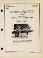 Cold Weather Operations and Maintenance for B-17F and G Airplanes