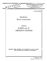 Handbook Service Instructions for Models R-2800-8 and -10 Engines