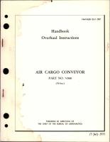 Overhaul Instructions for Air Cargo Conveyor - Part 74500