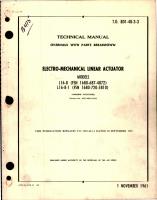 Overhaul with Parts Breakdown for Electro-Mechanical Linear Actuator - Models L16-8 and L16-8-1
