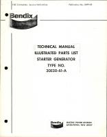 Illustrated Parts List for Starter Generator - Type 30E20-61-A 