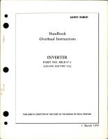 Overhaul Instructions for Inverter - Part MGE-57-1