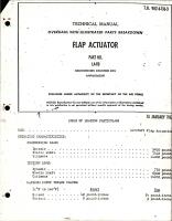 Overhaul with Illustrated Parts Breakdown for Flap Actuator - Part LA410