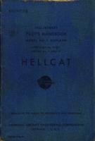 Preliminary Pilot's Handbook for Model F6F-3 Airplane