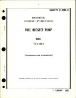 Overhaul Instructions for Fuel Booster Pump - Models TB131300-3 