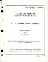 Illustrated Parts Breakdown for Axial Piston Pump Assembly - 024692 Series