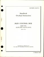 Overhaul Instructions for Skid Control Box - Part 4833B