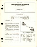 Overhaul Instructions with Parts Breakdown for Fuel Shutoff Valve Assembly - U-9500