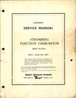Service Manual for Stromberg Injection Carburetor Model PD-12F13