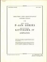 Erection & Maintenance Instructions for P-40N Series, Kittyhawk IV