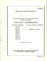 Illustrated Parts Breakdown for Compensator - Capacitor Fuel or Oil Quantity Gage Systems - Type FG1A