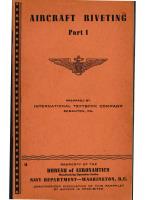 Aircraft Riveting Part 1 - Bureau of Aeronautics