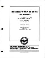 Maintenance Manual for Double Wasp R-2800 CB Series - Part 166498