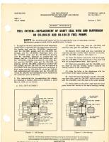 Replacement of Shaft Seal Ring and Diaphragm on CH-4103-23 and CH-4101-21 Fuel Pumps