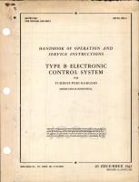 Operation and Service Instructions for Type B Electronic Control System for Turbosuperchargers