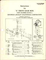 Instructions for L Drive Gear Box - Part SP4958-4