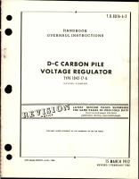 Overhaul Instructions for D-C Carbon Pile Voltage Regulator - Type 1042-17-A